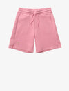 Bermuda Donna Blauer Lane 26SBLDP05058 con coulisse e logo – Rosa