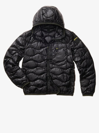 Blauer piumino uomo leggero con cappuccio Wave 26SBLUC03177