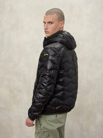 Blauer piumino uomo leggero con cappuccio Wave 26SBLUC03177