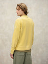 Felpa Uomo Blauer Camp 26SBLUF03242 girocollo con stampa floc – Giallo