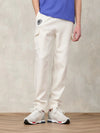 Blauer Pantalone in Felpa Uomo Cargo  Olneys 26SBLUP04036 Bianco Panna