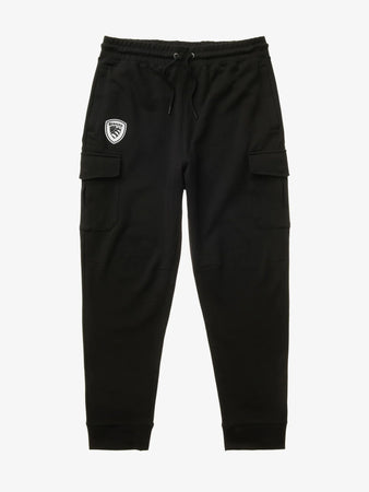 Blauer Pantalone in Felpa Uomo Cargo  Olneys 26SBLUP04036 Nero