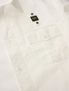 Camicia Uomo Blauer Waldo 26SBLUS01270 stile militare con tasche – Bianco