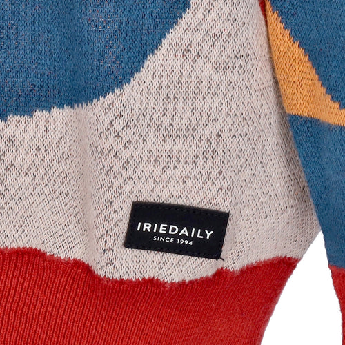 IRIEDAILY Maglione Uomo Crazy Fresh Knit Multi Color da uomo