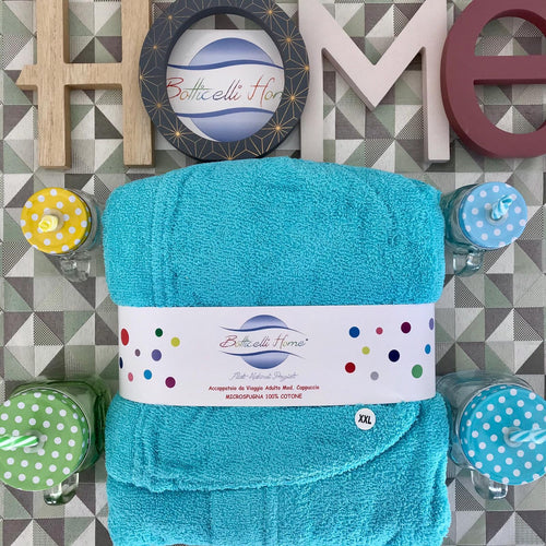 Accappatoio Unisex Botticelli Home in Microspugna di Puro Cotone Ponza