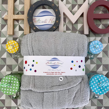 Accappatoio Unisex Botticelli Home in Microspugna di Puro Cotone Ponza