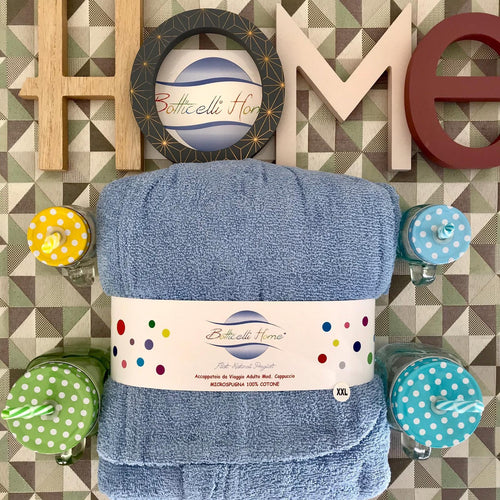 Accappatoio Unisex Botticelli Home in Microspugna di Puro Cotone Ponza