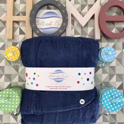 Accappatoio Unisex Botticelli Home in Microspugna di Puro Cotone Ponza
