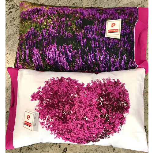 Coppia Federe Cuscino Pierre Cardin in Stampa Digitale Cuore