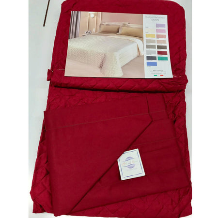 Completo Lenzuola Matrimoniale Botticelli Home Satin in Raso di Cotone