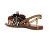 GN9110 SANDALO DOPPIO FIOCCO IN RAFFIA