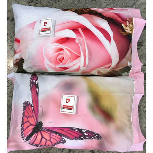 Coppia Federe Cuscino Pierre Cardin in Stampa Digitale Butterfly