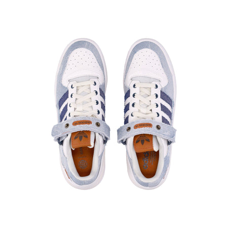 Adidas Scarpa Bassa Uomo Forum Low Cloud White/legal Blue/cloud White da uomo