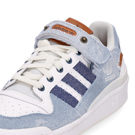 Adidas Scarpa Bassa Uomo Forum Low Cloud White/legal Blue/cloud White da uomo