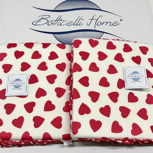 Coppia Cuscini Coprisedie Botticelli Home Progress Cuore Grande
