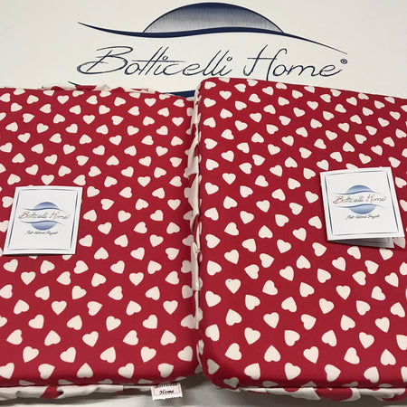 Coppia Cuscini Coprisedie Botticelli Home Progress Cuore Piccolo