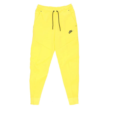 Nike Pantalone Tuta Leggero Uomo Sportswear Tech Fleece Pant Yellow Strike/black da uomo