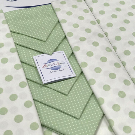 Servizio da Tavola Botticelli Home X 12 Persone Progress Pois Verdi