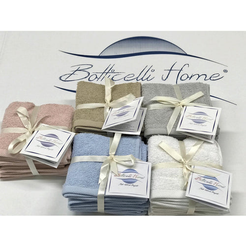 Set 5 Lavette Botticelli Home 30x30 cm in Spugna Delicacy