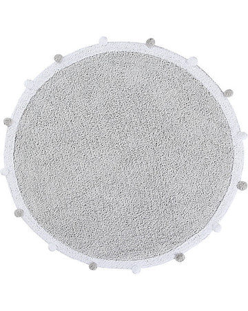 Tappeto Tondo Lavabile Bubbly - Grigio Chiaro - 120 cm diametro Lorena Canals