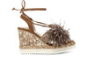 SANDALO FIOCCO RAFFIA LACCIO ALLA SCHIAVA