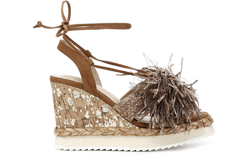 SANDALO FIOCCO RAFFIA LACCIO ALLA SCHIAVA