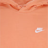 Nike Felpa Leggera Cappuccio Uomo Sportswear Club Hoodie Orange Trance/orange Trance/white da uomo