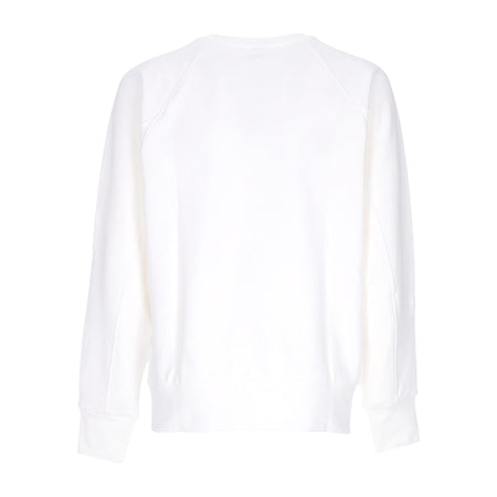 Nike Felpa Leggera Girocollo Uomo Sportswear Air French Terry Crew White/black da uomo