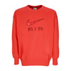 Nike Felpa Girocollo Donna Sportswear Air Fleece Crewneck Lt Crimson/oxen Brown da donna