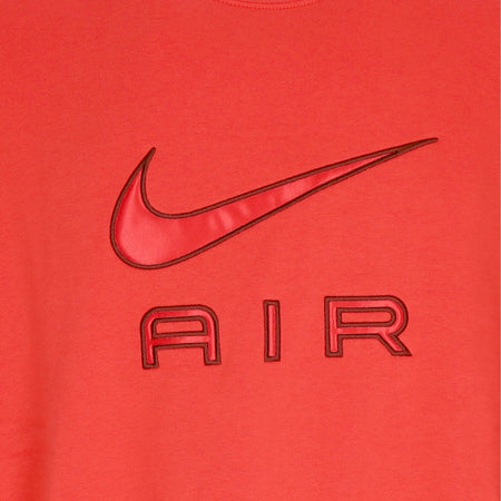 Nike Felpa Girocollo Donna Sportswear Air Fleece Crewneck Lt Crimson/oxen Brown da donna