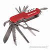 Coltello da tasca 14 funzioni Silverline 75mm con custodia Silverline