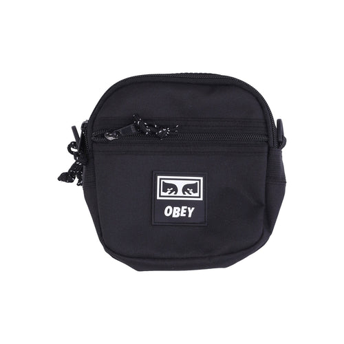 OBEY Borsello Uomo Conditions Traveler Bag Iii Black Twill da uomo