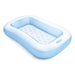 Intex Piscina Gonfiabile Rettangolare 2+ Azzurro 166x100x25cm 57403