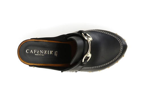 SABOT IN PELLE CON MORSETTO
