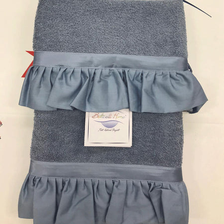 Set Spugna 1 1 Botticelli Home in puro Cotone Rouches