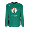 NIKE NBA Maglietta Manica Lunga Uomo Nba Dri-fit Long-sleeve Top Boscel Clover/black da uomo