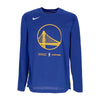 NIKE NBA Maglietta Manica Lunga Uomo Nba Dri-fit Long-sleeve Top Golwar Rush Blue/amarillo da uomo