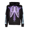 PHOBIA Felpa Leggera Cappuccio Uomo Bones Hoodie Black/blue/lilac da uomo