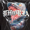 PHOBIA Felpa Leggera Girocollo Uomo Snake Crewneck Black da uomo