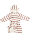 Accappatoio - Righe Powder - 50 cm - Cotone Bio Done By Deer