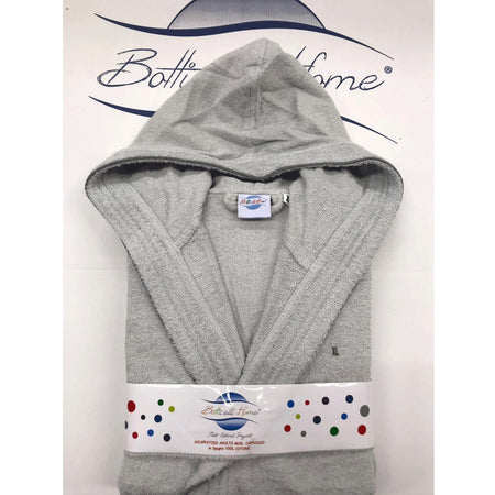 Accappatoio Unisex con Cappuccio Botticelli Home in Spugna di Puro Cotone Progress