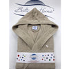 Accappatoio Unisex con Cappuccio Botticelli Home in Spugna di Puro Cotone Progress