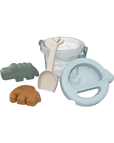 Set Giocattoli per Sabbia - 5 pezzi - Deer Friends Blu/Multicolor Done By Deer