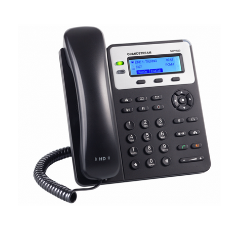 Networks GXP1625 telephone - DECT telephone Black - Warranty: 12M