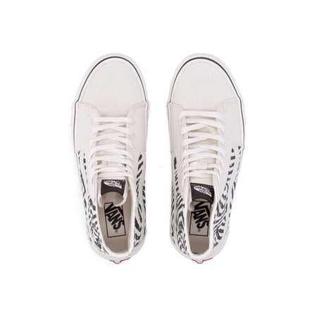 VANS Scarpa Alta Uomo Sk8-hi Tapered Zebra da uomo