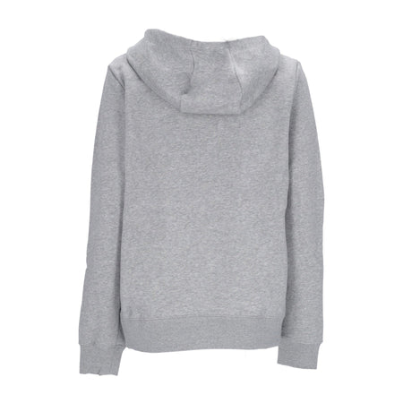 Nike Felpa Cappuccio Donna W Sportswear Club Fleece Funnel-neck Hoodie Dk Grey Heather/white da donna