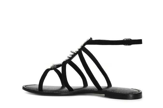 SANDALO GIOIELLO FISHBONE IN PELLE