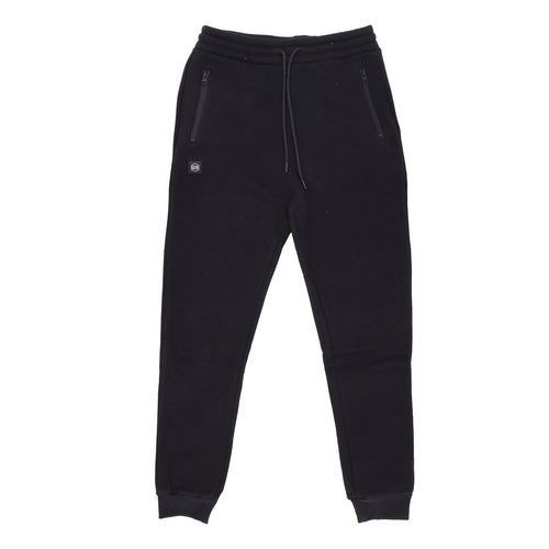 DOLLY NOIRE Pantalone Tuta Felpato Uomo Sweatpants Jogger Black da uomo