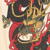 DOLLY NOIRE Pantalone Tuta Felpato Uomo Ryu Dragon Sweatpants Beige da uomo