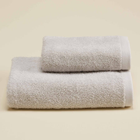 Set asciugamano bagno Viso Ospite Perla Biancoperla